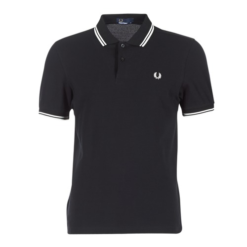 Abbigliamento Uomo Polo maniche corte Fred Perry THE FRED PERRY SHIRT Nero / Bianco