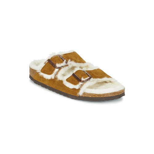 Schuhe Damen Pantoffel Birkenstock ARIZONA Braun,