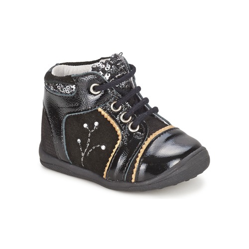 Scarpe Bambina Stivaletti Catimini CALINE VNS NOIR-PAILLET DPF/GLUCK