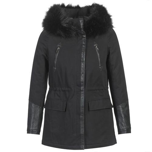 Kleidung Damen Parkas Moony Mood FOUINI Schwarz