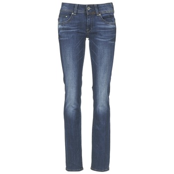 Abbigliamento Donna Jeans dritti G-Star Raw MIDGE SADDLE MID STRAIGHT Denim