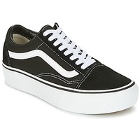 Schuhe Damen Sneaker Low Vans UA OLD SKOOL PLATFOR Weiß