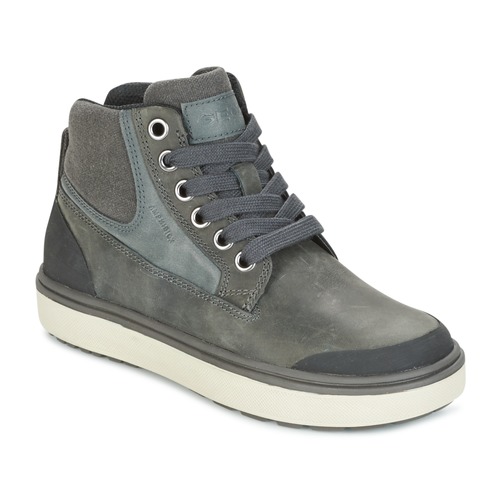 Chaussures Garçon Baskets montantes Geox J MATT.B ABX C Gris