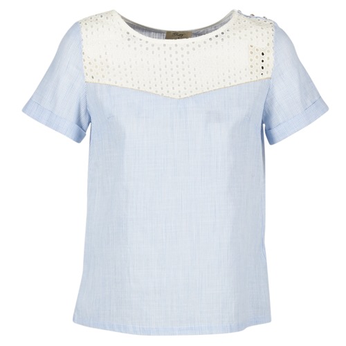 Abbigliamento Donna Top / Blusa Betty London GERMA Bianco / Blu