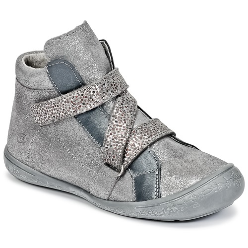 Scarpe Bambina Sneakers alte Citrouille et Compagnie HISSOU Grigio