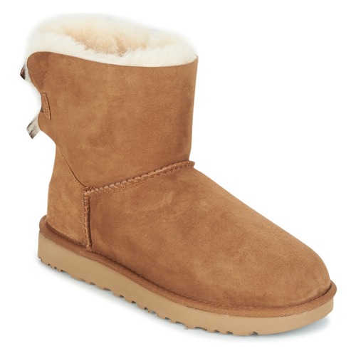 Chaussures Femme Boots UGG MINI BAILEY BOW II Camel