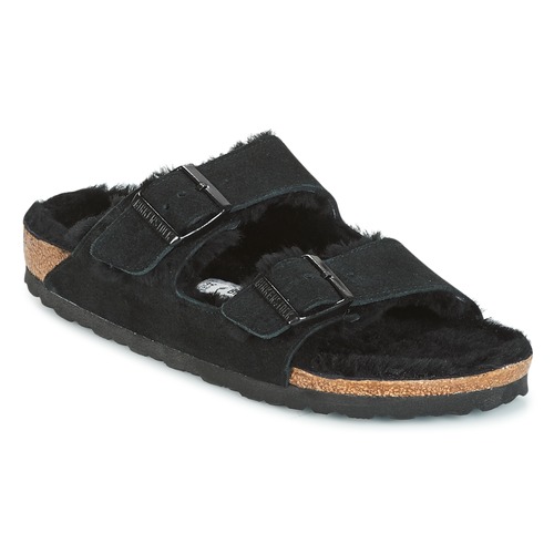 Schuhe Pantoffel Birkenstock ARIZONA Schwarz