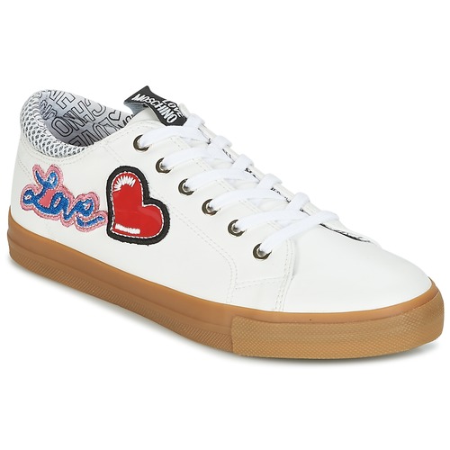 Schuhe Damen Sneaker Low Love Moschino JA15213G15 Weiß