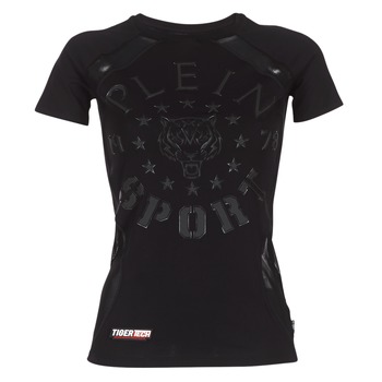 Vêtements Femme T-shirts manches courtes Philipp Plein Sport FORMA LINEA Noir