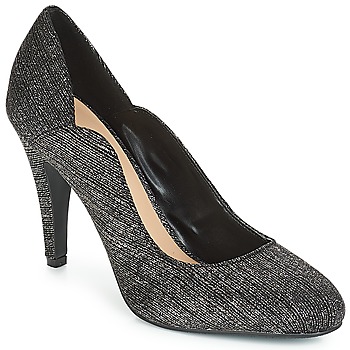 Chaussures Femme Escarpins Moony Mood JANNEE Noir / Argent