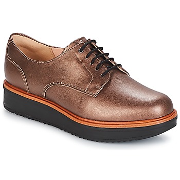 Chaussures Femme Derbies Clarks TEADALE Dark Tan Lea