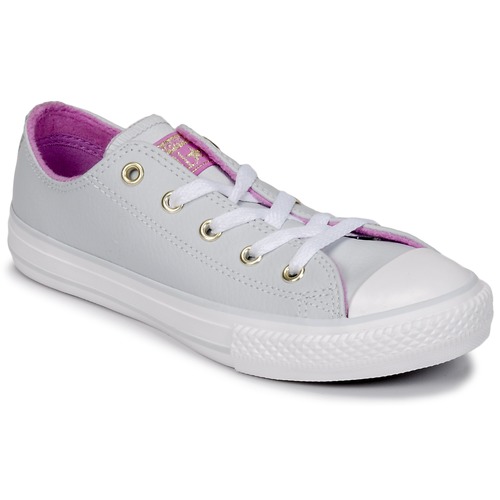 Scarpe Bambina Sneakers basse Converse CHUCK TAYLOR ALL STAR HI Pure / Acciaio / anice  / Fucsia / Glow / White