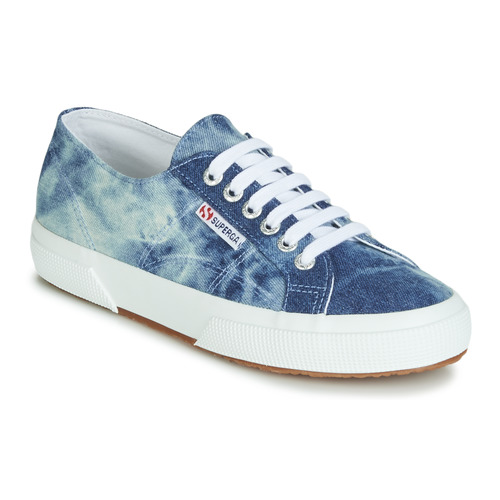 Chaussures Baskets basses Superga 2750 TIE DYE DENIM Bleu