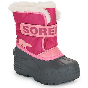 鞋子 女孩 雪地靴 Sorel CHILDRENS SNOW COMMANDER 玫瑰色