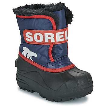 鞋子 儿童 雪地靴 Sorel CHILDRENS SNOW COMMANDER 蓝色 / 红色