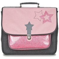 Bags Girl School bags Citrouille et Compagnie SCUOLA 41CM Pink / Grey