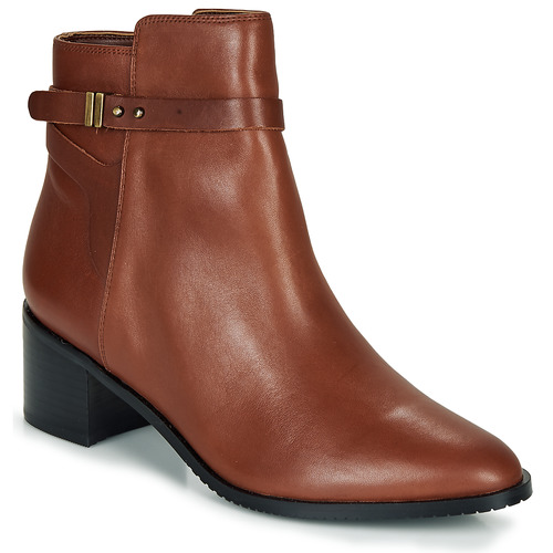 Shoes Women Ankle boots Clarks Poise Freya Brown