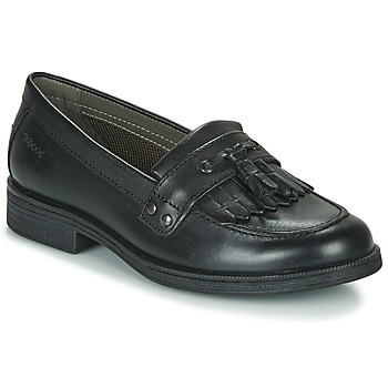 Shoes Girl Derby Shoes Geox JR AGATA A Black