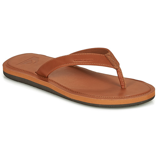 Shoes Men Flip flops Quiksilver MOLOKAI NUBUK II Brown