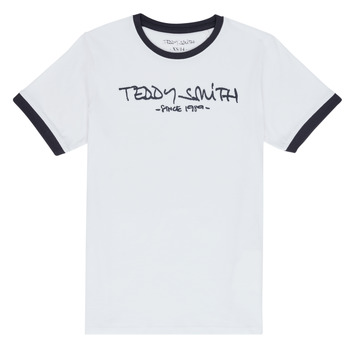 Clothing Boy Short-sleeved t-shirts Teddy Smith TICLASS 3 White