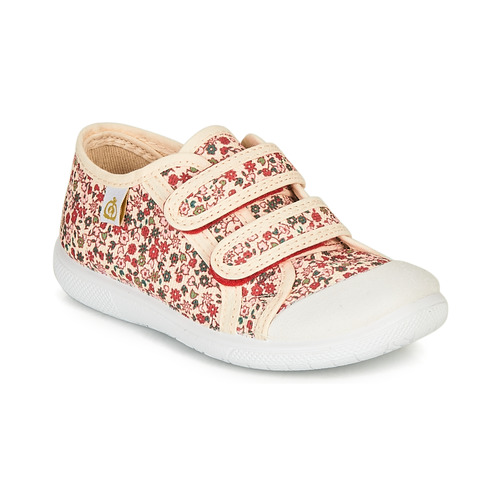 Shoes Girl Low top trainers Citrouille et Compagnie GLASSIA Ecru / Multicolour