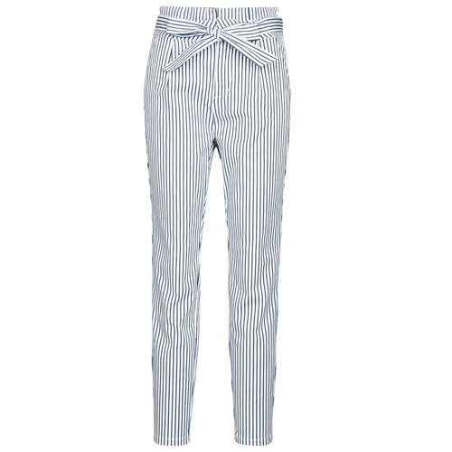 Clothing Women Chinos Vero Moda VMEVA White / Grey