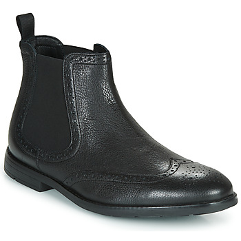 Shoes Men Mid boots Clarks RONNIE TOP Black