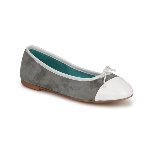 Shoes Women Flat shoes Les Lolitas FELL White-grey