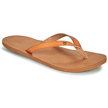 Shoes Women Flip flops Roxy JYLL III Camel