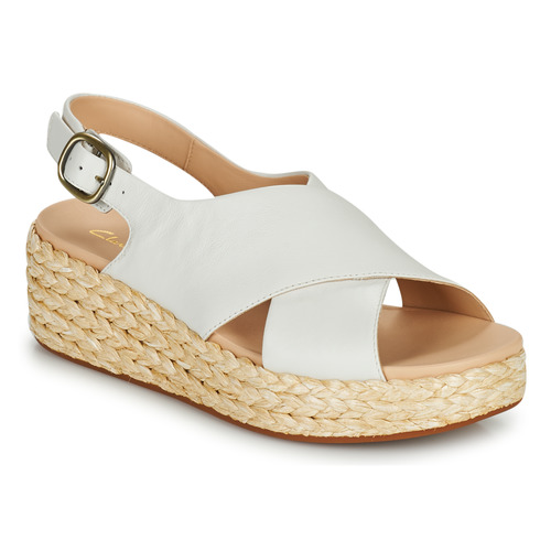 Shoes Women Sandals Clarks KIMMEI CROSS White