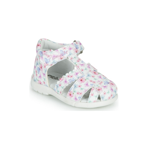 Shoes Girl Sandals Primigi NOEMIE White / Multicolour