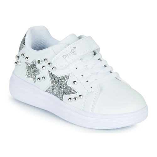 Shoes Girl Low top trainers Primigi NOLLA White / Silver