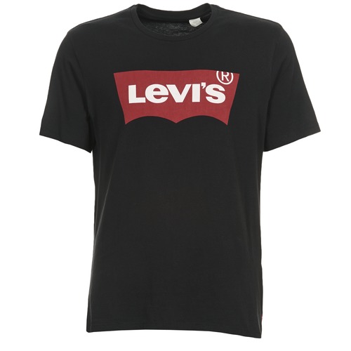 Clothing Men Short-sleeved t-shirts Levi's GRAPHIC SET IN Black