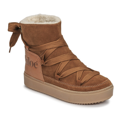 Shoes Women Snow boots See by Chloé CHARLEE Camel