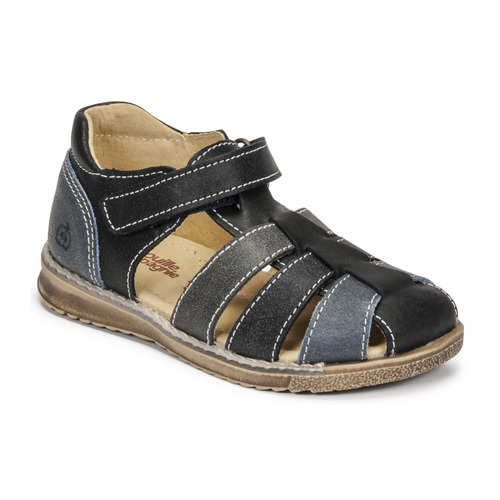 Shoes Boy Sandals Citrouille et Compagnie FRINOUI Marine / Grey