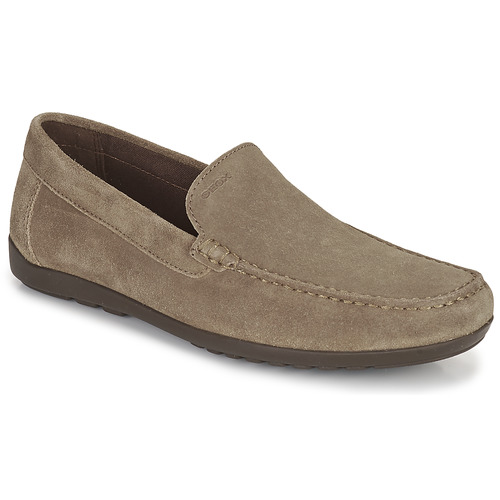 Shoes Men Loafers Geox TIVOLI Beige