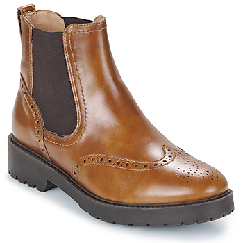 Shoes Women Mid boots NeroGiardini ARTICHO Cognac