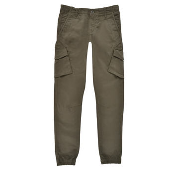 Clothing Boy Cargo trousers Teddy Smith BATTLE Kaki