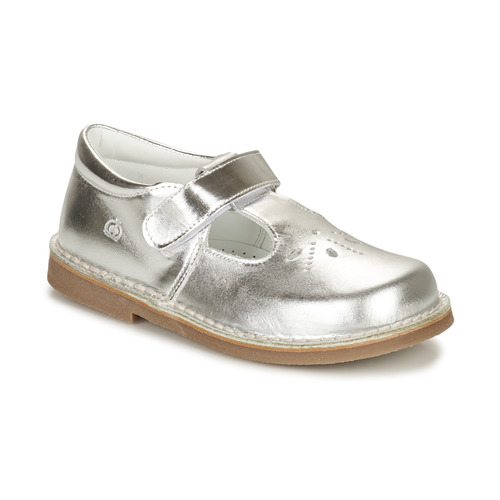 Shoes Girl Flat shoes Citrouille et Compagnie OTALI Silver