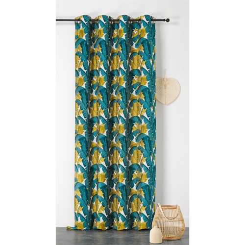 Home Curtains & blinds Linder BANANIER Green / Anis / Et / Blue / Petrol