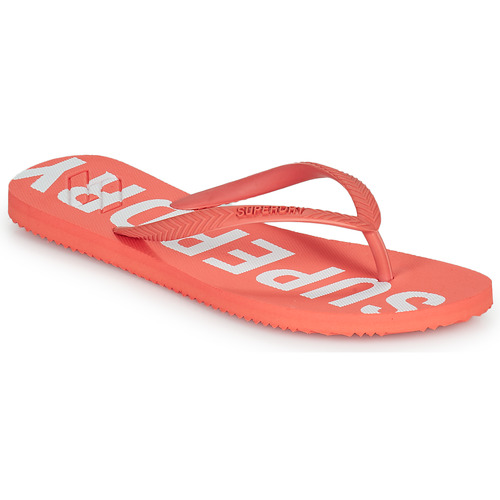 Shoes Women Flip flops Superdry Code Essential Flip Flop Coral