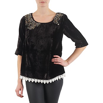 Clothing Women Long sleeved tee-shirts Lollipops PILOW TOP Black