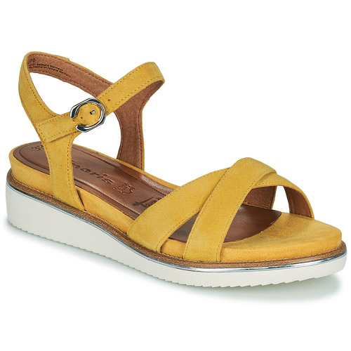 Shoes Women Sandals Tamaris PAULA Yellow