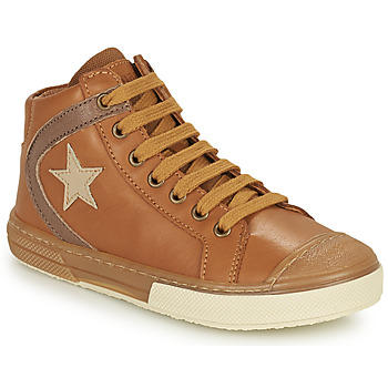 Shoes Boy Hi top trainers Bisgaard HOLGER Brown