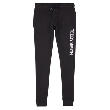 Clothing Boy Tracksuit bottoms Teddy Smith P-JOG 3 Black