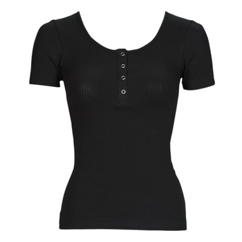 Clothing Women Short-sleeved t-shirts Pieces PCKITTE SS TOP Black