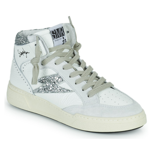 Shoes Women Hi top trainers Semerdjian BRAGA White / Grey