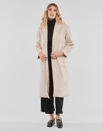 Clothing Women Coats Betty London MANFRINE Beige