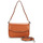 Bags Women Shoulder bags Mac Douglas RYTHME MEDAN XS Chestnut