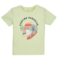 Clothing Boy Short-sleeved t-shirts Name it NKMFICOLAJ SS TOP BOX Green